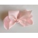 "Isabelle" grande clip bow - Ballet Pink